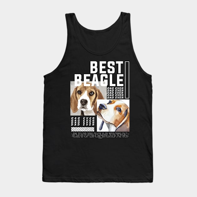 Best beagle dad ever Tank Top by gotenbee